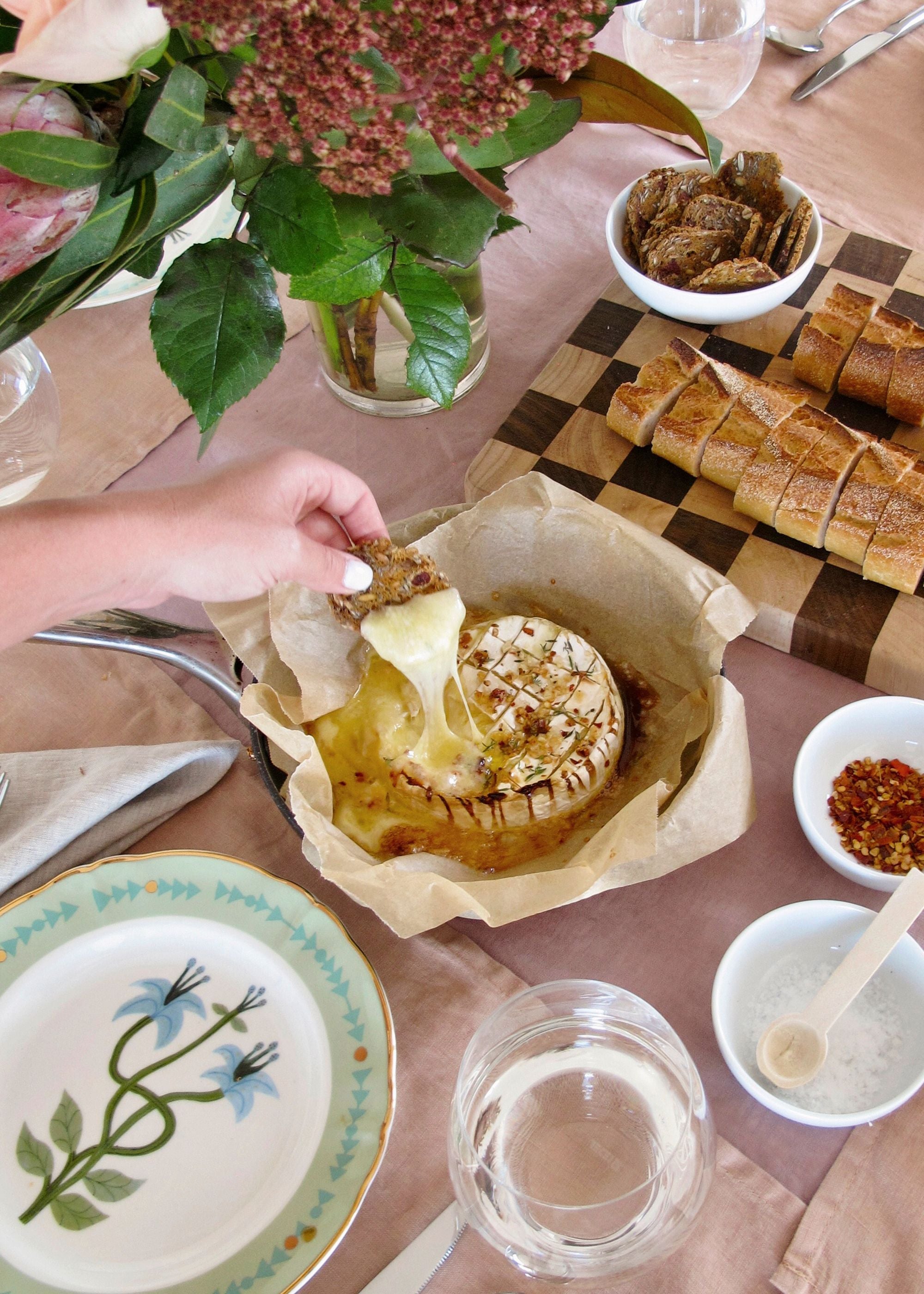 This Simple Baked Brie With Chilli, Thyme, and Honey Is the