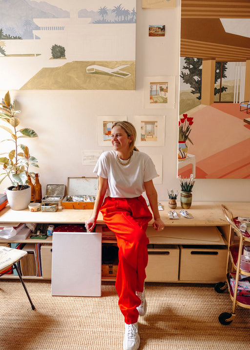 Artist Eliza Gosse’s Nostalgia-Filled Home Celebrates Mid-Century Design