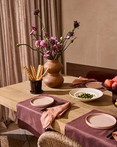 Hazelnut 100% French Flax Linen Napkins (Set of Four)