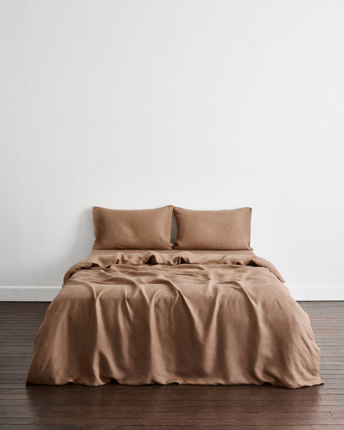 Portobello 100% French Flax Linen Bedding Set