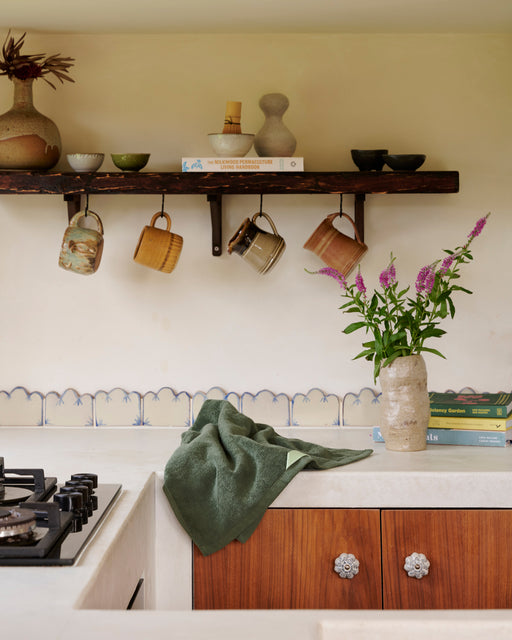 Moss 100% Cotton Terry Hand Towel