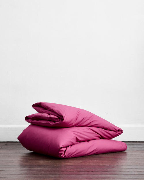 Berry 100% Organic Cotton Duvet Cover