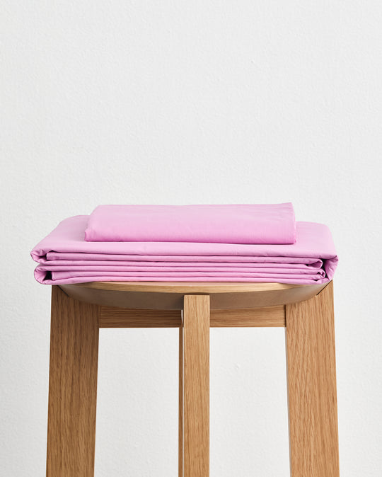 Bubblegum 100% Organic Cotton Sheet Set