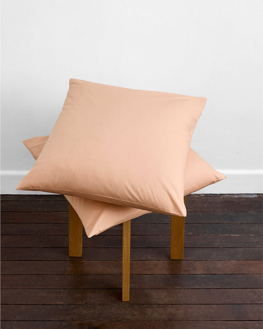Butterscotch 100% Organic Cotton European Pillowcases (Set of Two)