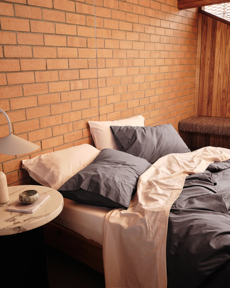 Graphite & Oyster 100% Organic Cotton Bedding Bundle