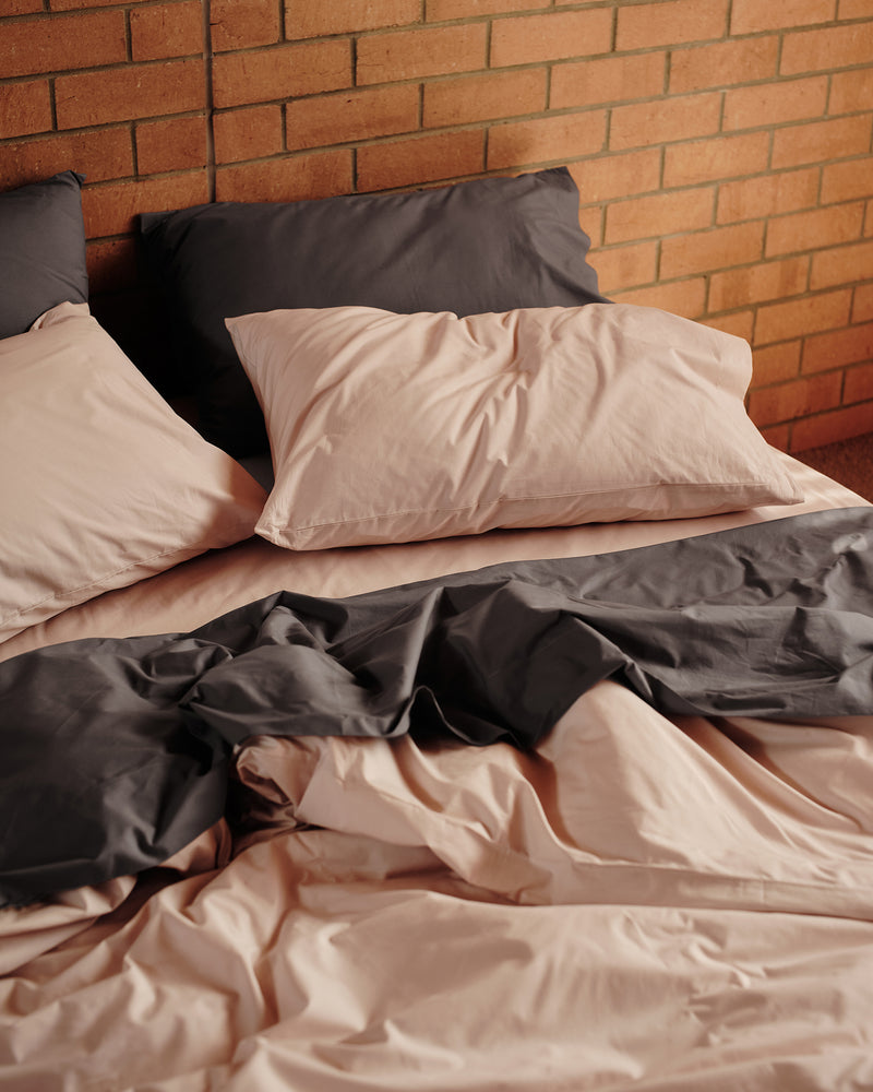 Oyster & Graphite 100% Organic Cotton Bedding Bundle