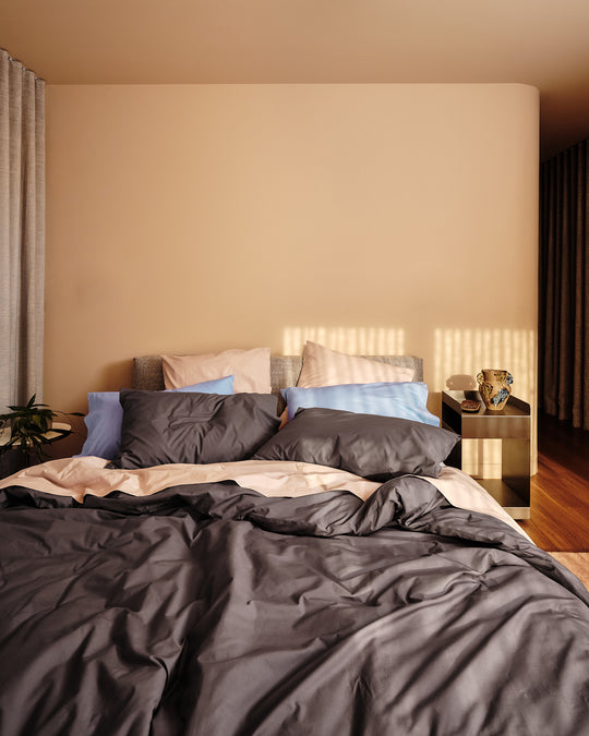 Graphite, Oyster & Sky 100% Organic Cotton Bedding Bundle