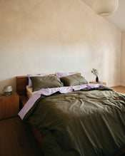 Eucalyptus, Vanilla & Violet 100% Organic Cotton Bedding Bundle - view