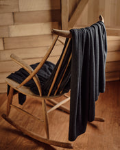 Shadow Cotton & Wool Mix Blanket - view