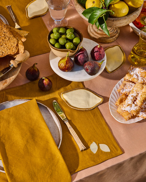 Les Fruits Citron Coasters (Set of Four)