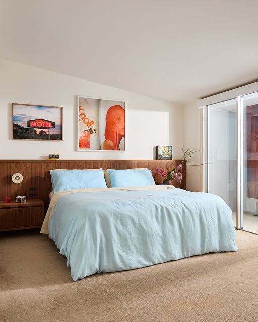 Crème 100% French Flax Linen Sheet Set