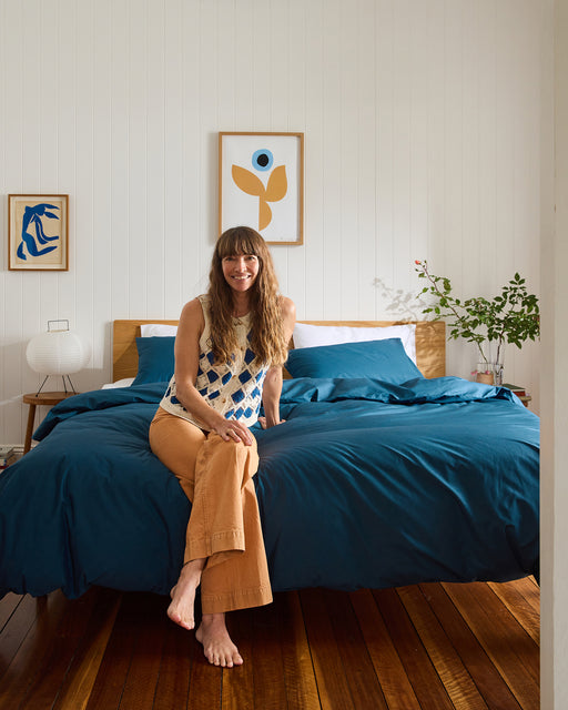 Aegean Organic Cotton Duvet Cover