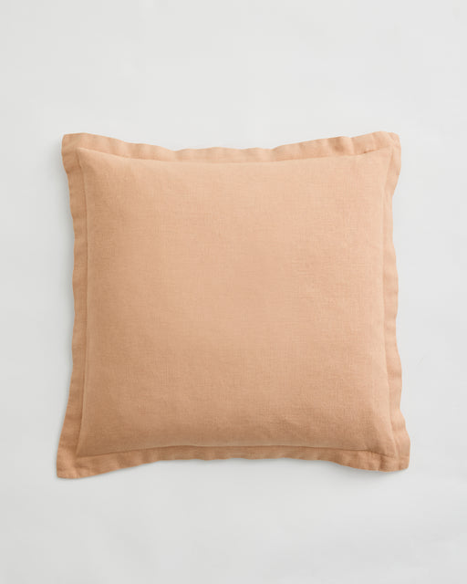 Terracotta 100% French Flax Linen Cushion Cover