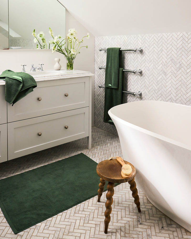 Moss 100% Cotton Terry Hand Towel