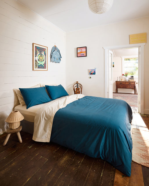 Aegean Organic Cotton Duvet Cover