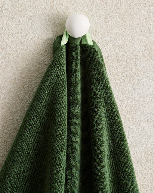 Moss Cotton Terry Hand Towel