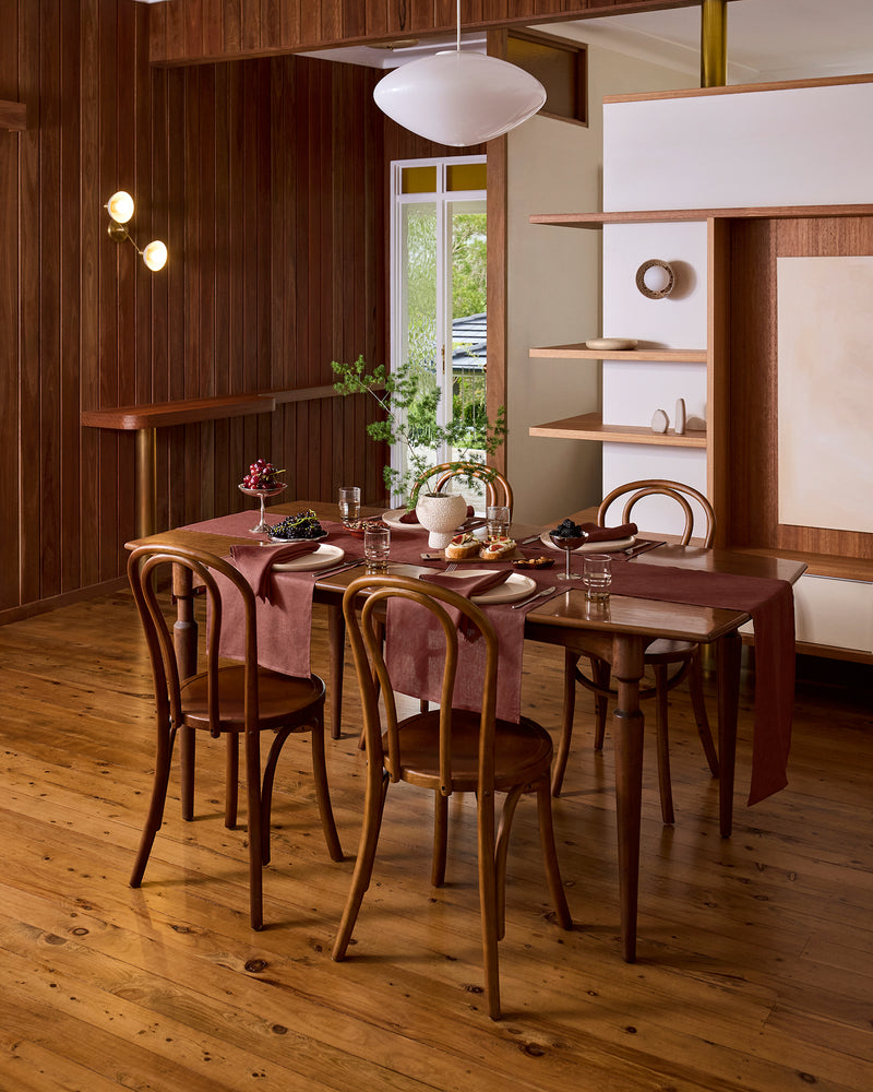 Cacao 100% French Flax Linen Placemats (Set of Four)