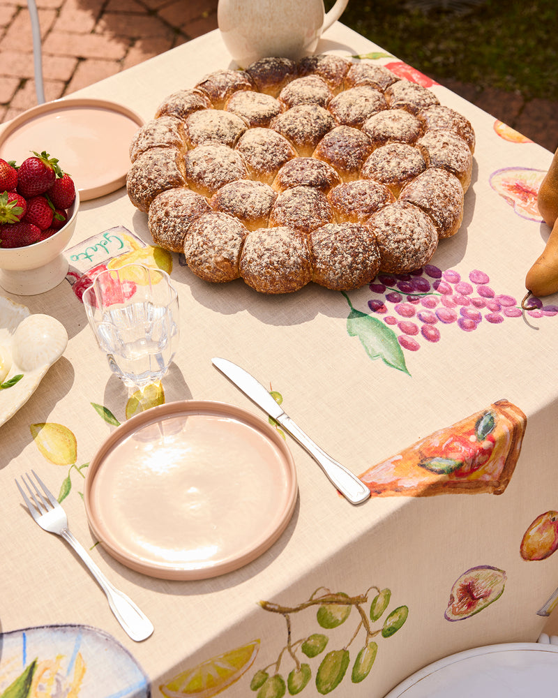 La Tavola 100% French Flax Linen Tablecloth