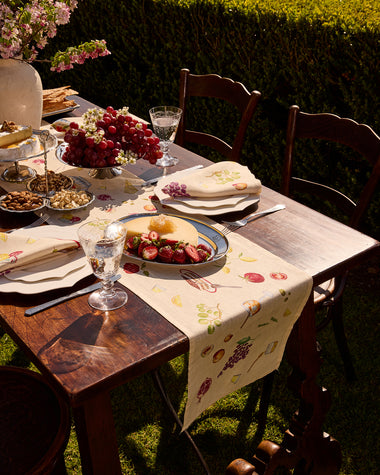 La Tavola 100% French Flax Linen Table Runner
