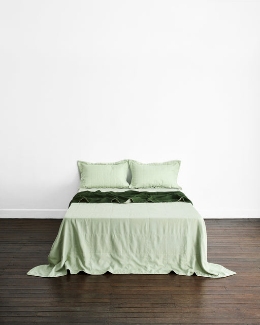 Sage & Olive Two-Tone Quilt
