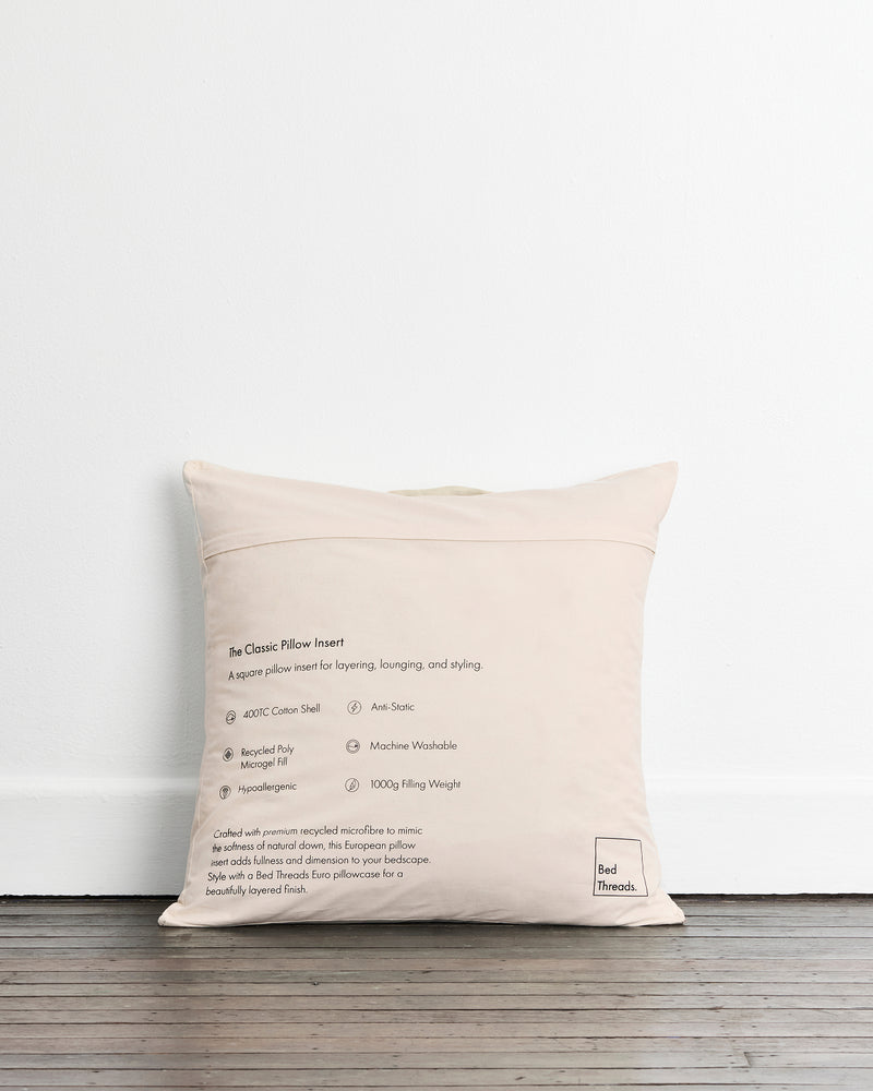 The Classic European Pillow Insert