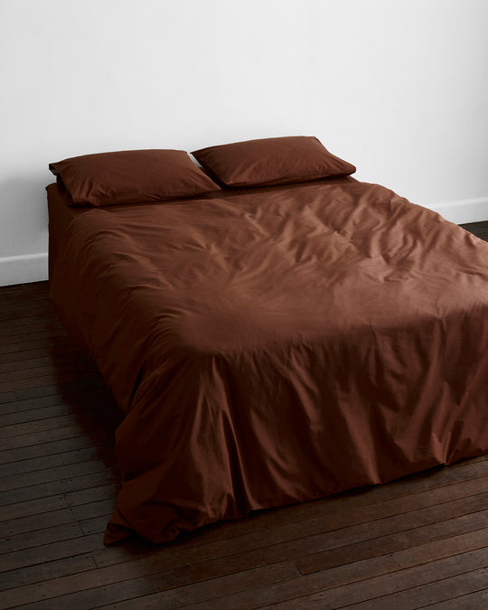 Espresso 100% Organic Cotton Duvet Cover