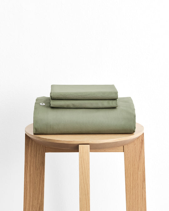 Eucalyptus 100% Organic Cotton Duvet Cover Set