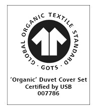 GOTS - Piped Duvet Cover Set
