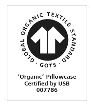 GOTS - Piped European Pillowcase