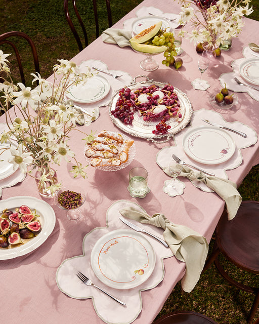 Gemma Bamforth x Bed Threads 'Radicchio di Chioggia' Ceramic Dinner Plate