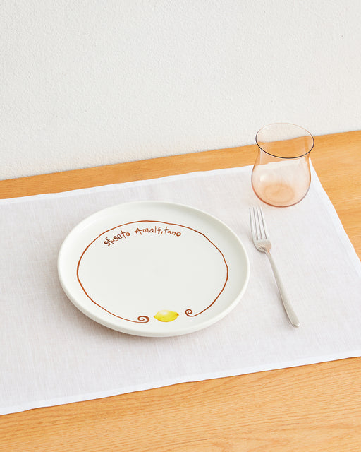 Gemma Bamforth x Bed Threads 'Sfusato Amalfitano' Ceramic Dinner Plate