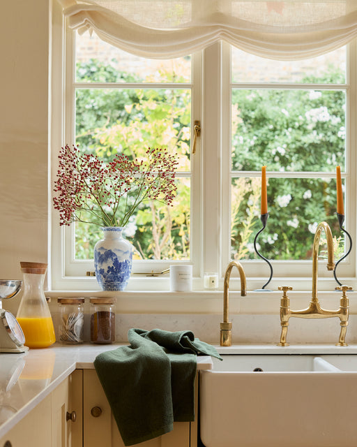 Moss Cotton Terry Hand Towel