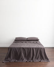 Oyster & Graphite 100% Organic Cotton Bedding Bundle - view