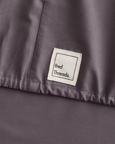 Graphite 100% Organic Cotton Fitted Sheet