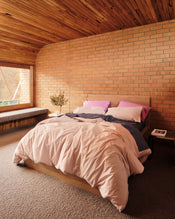 Graphite 100% Organic Cotton Fitted Sheet - view