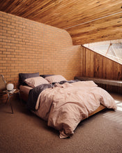 Oyster & Graphite 100% Organic Cotton Bedding Bundle - view