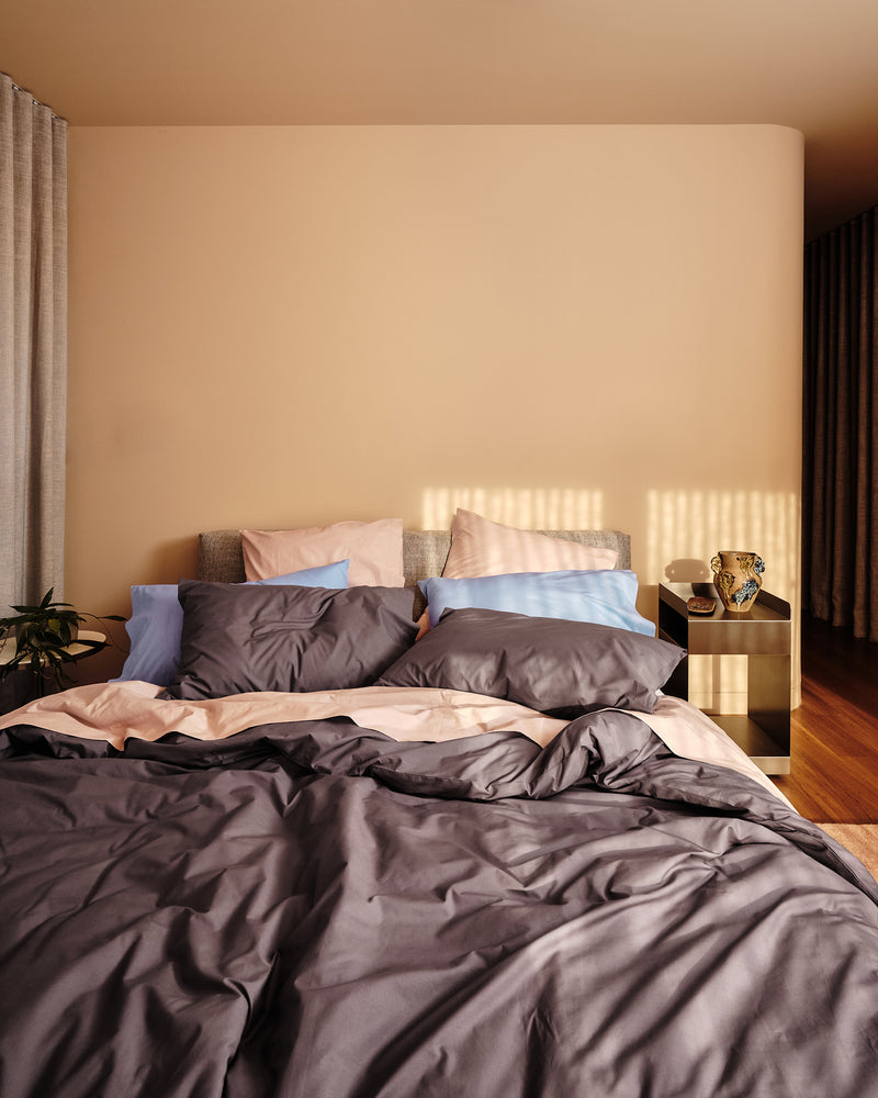 Graphite, Oyster & Sky 100% Organic Cotton Bedding Bundle