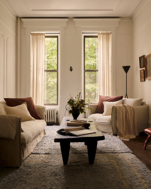 Oatmeal 100% French Flax Linen Muslin Throw