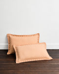 Terracotta & Pink Clay  Swirl Pillowcases (Set of Two)