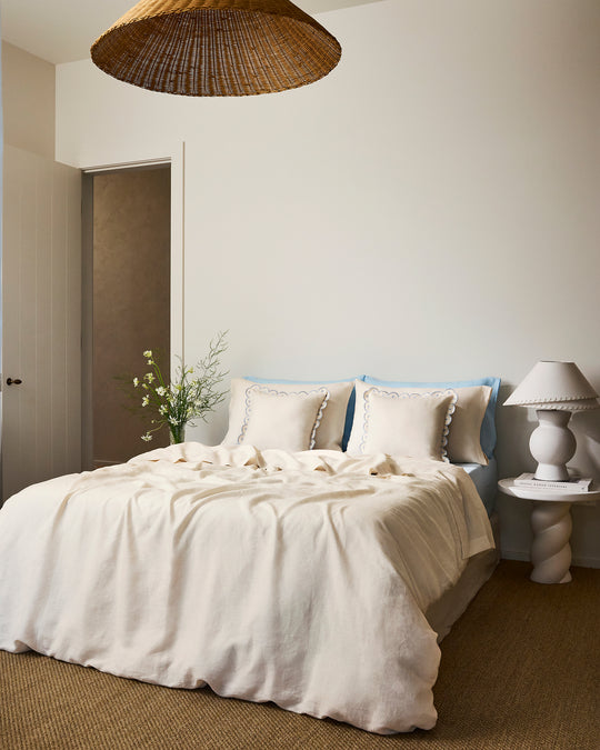 Crème 100% French Flax Linen Flat Sheet