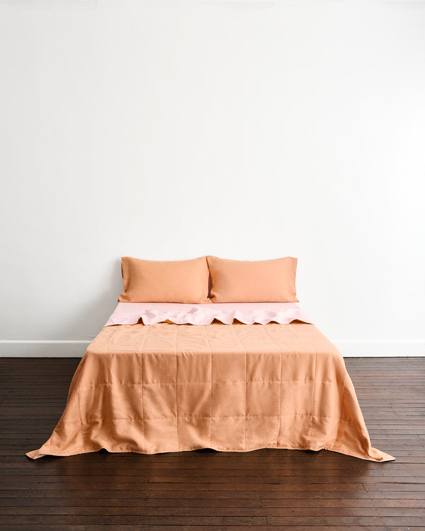 Terracotta & Rosewater Quilt