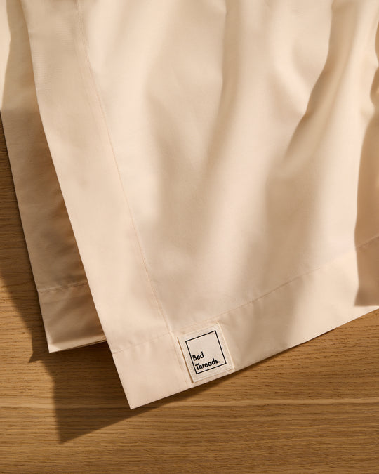 Vanilla 100% Organic Cotton Flat Sheet