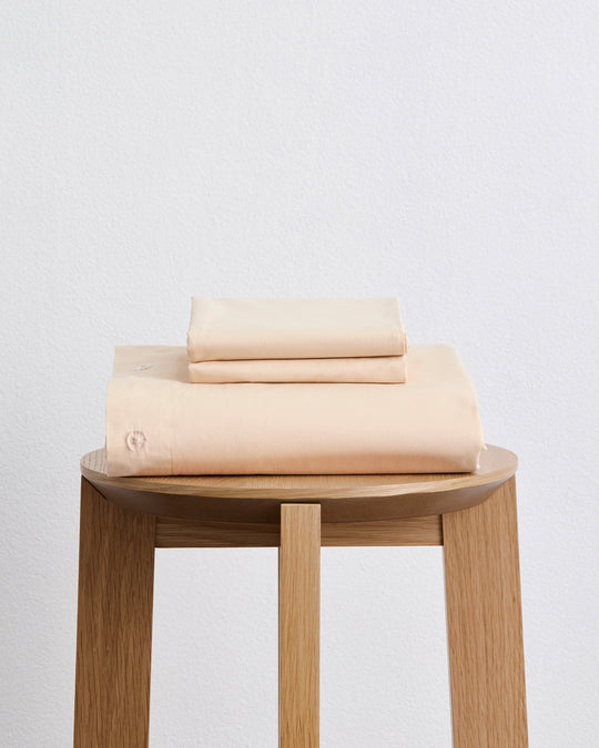 Vanilla 100% Organic Cotton Duvet Cover Set