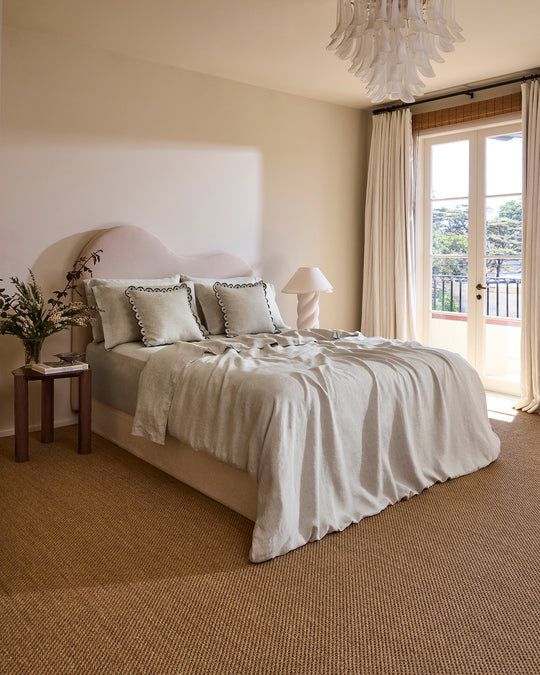 Oatmeal 100% French Flax Linen Sheet Set