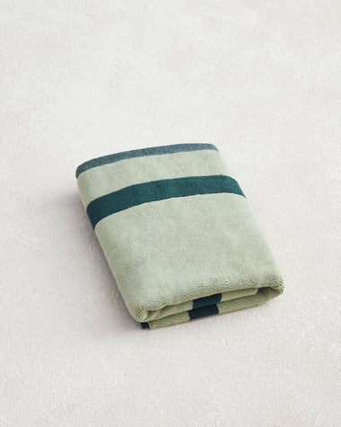 Forest & Sage Two-Toned 100% Cotton Terry Bath Mat