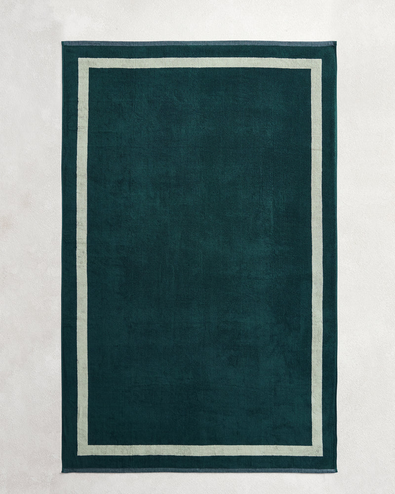 Forest & Sage Two-Toned 100% Cotton Terry Bath Sheets (Set of Two)