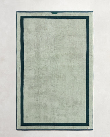 Forest & Sage Two-Toned 100% Cotton Terry Bath Sheet