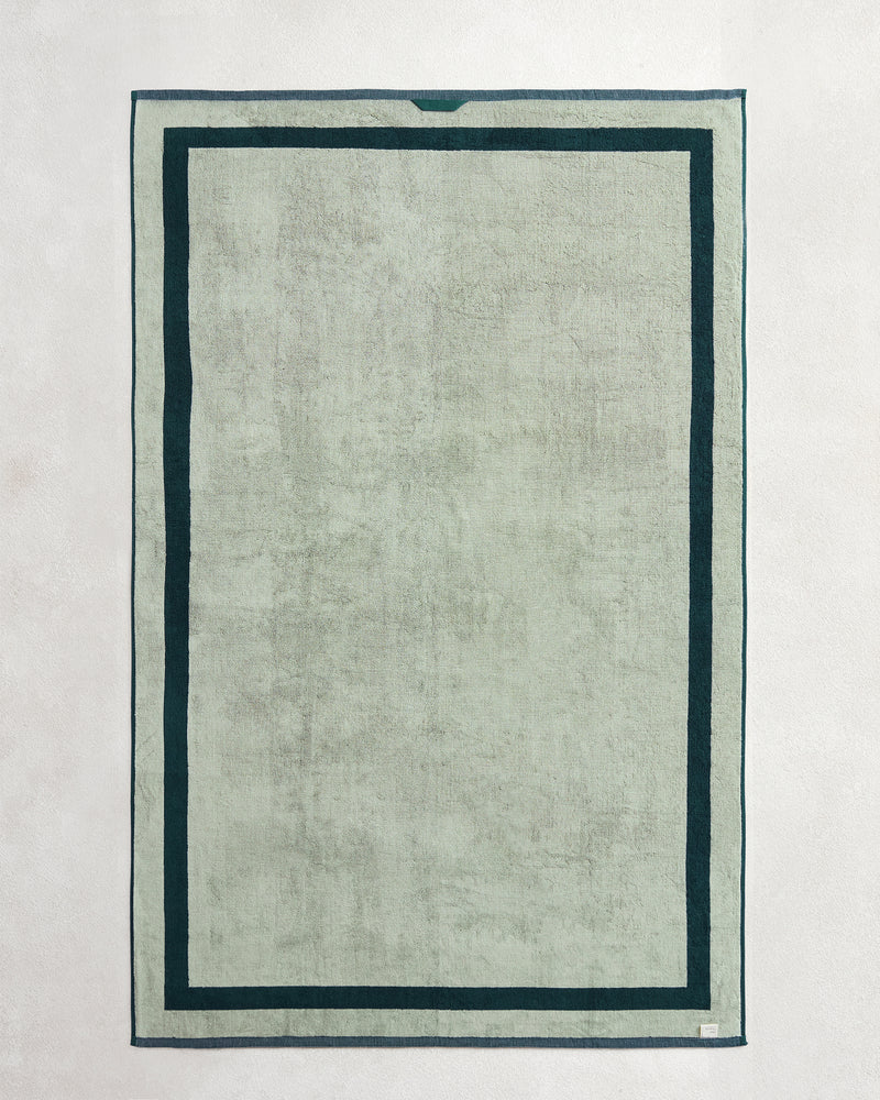 Forest & Sage Two-Toned 100% Cotton Terry Bath Sheets (Set of Two)