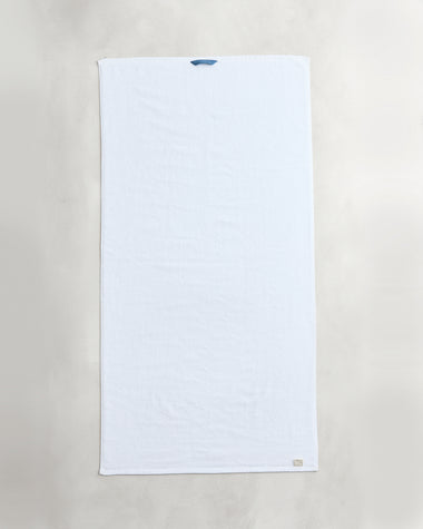 Crisp White 100% Cotton Terry Bath Towel