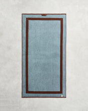 Cacao & Lagoon Two-Toned 100% Cotton Terry Bath Towels (Set of Two) - view